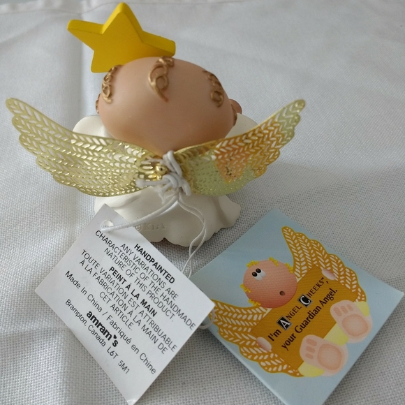 Kirk’s Kritters Angel Cheeks figurine - Cheer Up - Picture 2 of 3